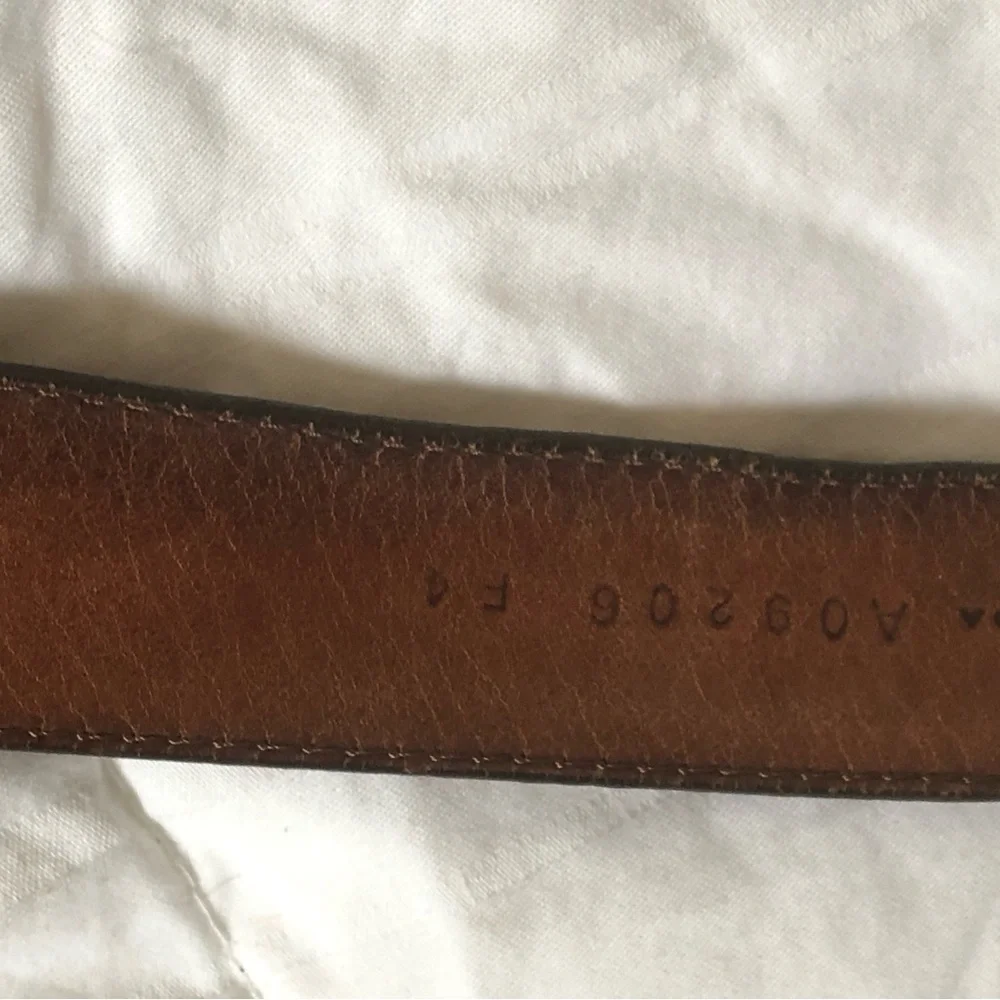 Bragano Men's Brown Woven Leather Bag Strap